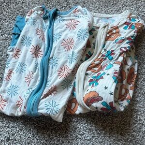 Little One Bamboo with Fun Summer Prints (July 4th)